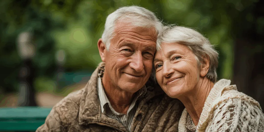 Senior couple reviewing their estate plan together