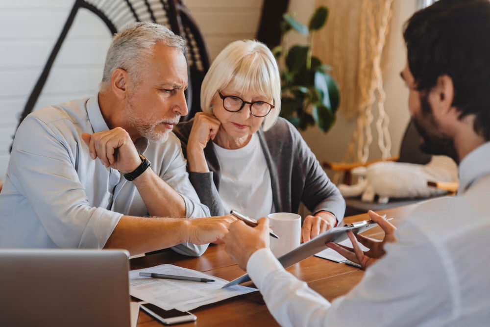 family signing a trust